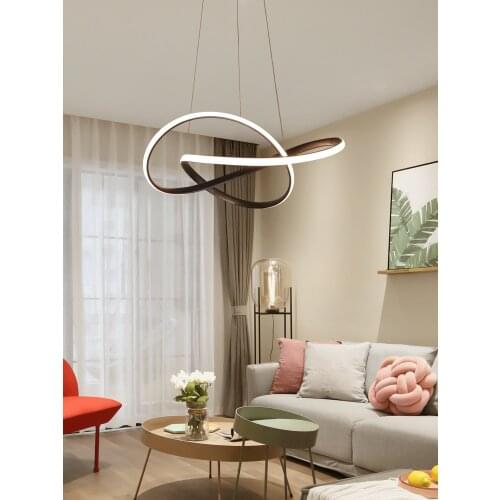 Dining room chandelier modern minimalist creative personality art led dining room living room master bedroom lamp Nordic lamps