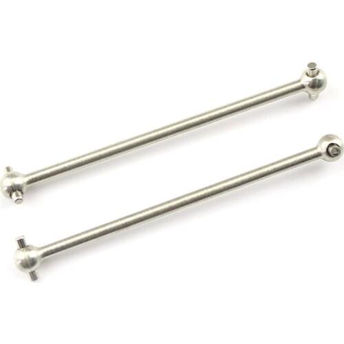 2PCS RC Car Metal Dog Bone Drive Shaft Set Spare Parts For WLtoys 1:14 Remote Control Vehicle 144001-1281 Truck Upgrade Parts