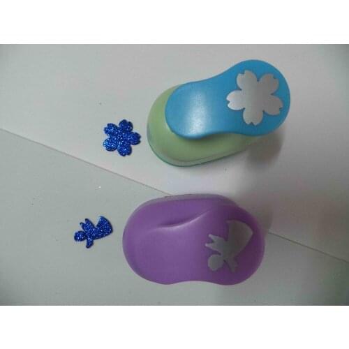 2pcs(2.5cm) angel and sakura shape craft punch set Punch Craft Scrapbooking school Paper Puncher eva hole punch free shipping