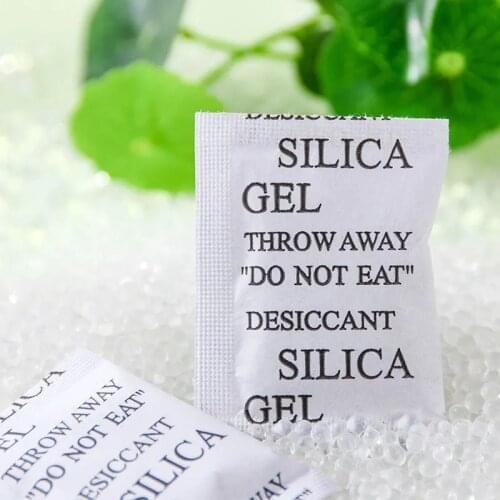 100pcs Non-toxic Silica Gel Packs Desiccant Dehumidifier Moisture Absorber Anti Humidade and Deodorant for Room Kitchen Clothes