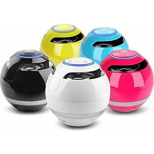 Heaton Portable Round Wireless Bluetooth V3.0 Speaker+TF Card Super Bass FM Handsfree with Mic