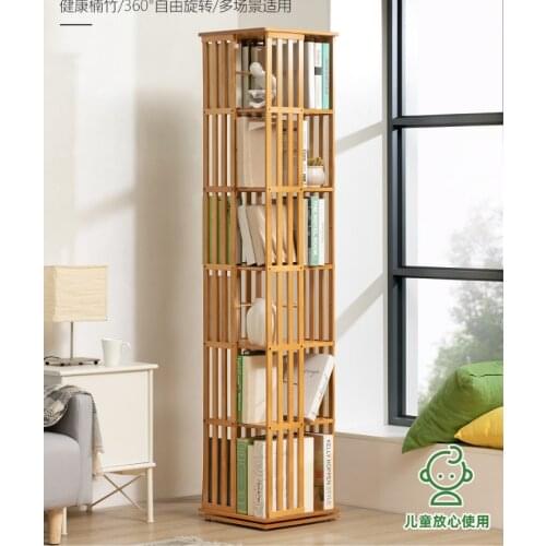 Rotating bookshelf floor childrens locker simple baby picture books storage simple home students multi-layer