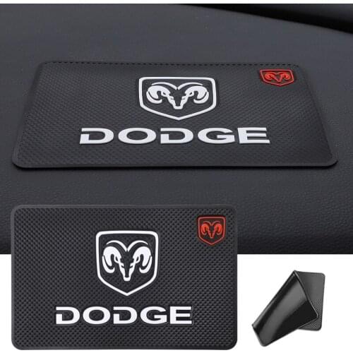 1Pcs PVC Silicone Pad Car Dashboard Anti Slip Mat For Dodge Journey Charger Avenger Ram 1500 Caliber Nitro Caravan Dart Challeng