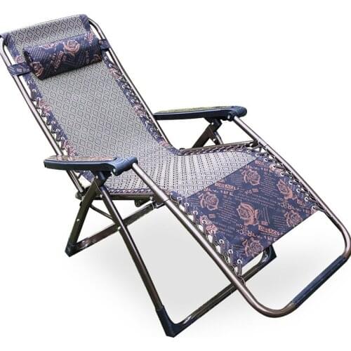 Recliner folding lunch break home leisure comfortable single person portable balcony sun lazy chair