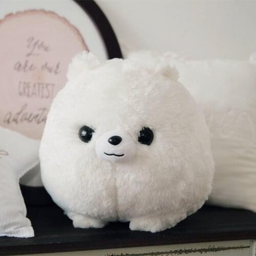 30cm Super Soft Plump Pomeranian Plush Toy Cute Furry Doll Ball Pillow Girl Birthday Gift Stuffed Dog Children Toys