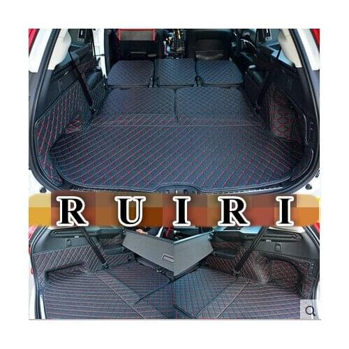 High quality mats! Special car trunk mats for Volvo XC90 7 seats 2020 waterproof boot carpets cargo liner mat for XC90 2019-2015