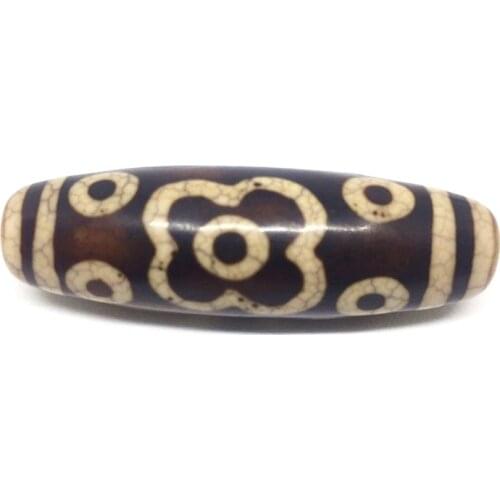 High quality Special 11 Eyes Dzi beads 15mm*44mm Tibetan Dzi Beads Loosing Beads for Bracelet and Necklace Making