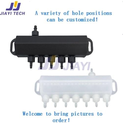 2020 New Design!!!Printer Spare Parts Ink Circulation Splitter Ink Circulation Buffer Bottle for XP600/4720/5113 Printhead