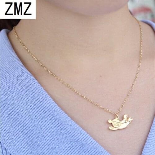 ZMZ 2019 Europe/US fashion cute The astronauts pendant geometry necklace gift for mom/girlfriend party jewelry