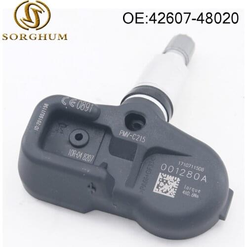 1PCS 42607-48020 Tire Pressure Sensor 433MHZ TPMS Fits For Toyota Land Cruiser For Prado C-HR Camry For Le-xus