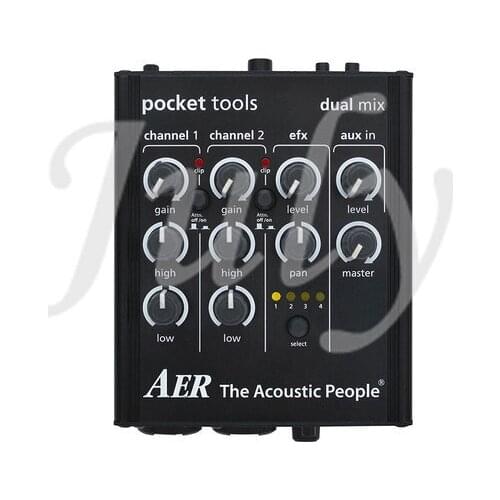[EncoreMusic] AER Dual Mix 2 Multifunctional Folk Electric Box Guitar Preamp DI