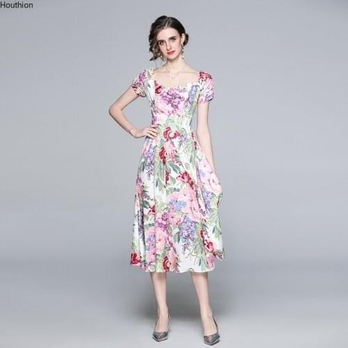 Длинные летние платья Houthion China At AliExpress