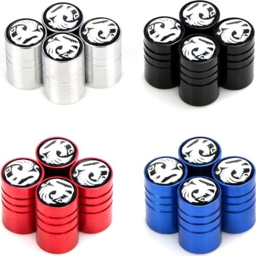 4PCS Car Tire Valve Caps Aluminum Tire Air Valve cover for Vauxhall VXR Insignia Astra Car Tyre Accessories Styling