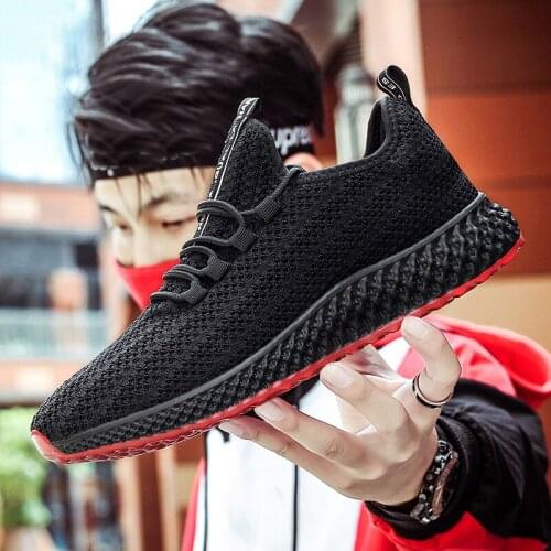 Sneakers for Men Mesh Running Casual Shoes Male Fly Weave Walking Lightweight Tennis Masculino Trend Zapatos Hombre Zapatillas