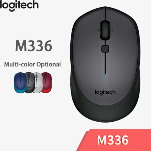 Logitech M336 Wireless Mouse Symmetric Design Bluetooth Mouse with Colorful Mouse 1000 DPI Optical for Office&Home Using