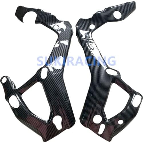 For S1000RR 2019-2020 Motorcycle fairing case Frame Cover Protection carbon color (ABS plastic)