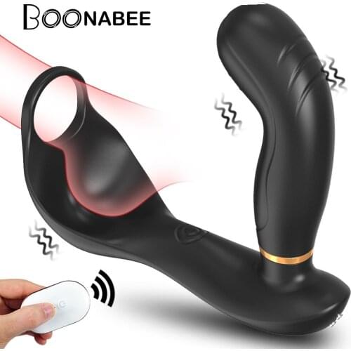 Prostata Massage Wireless Remote Controll Electric Prostate Stimulation Massager Anal Vibrator for Men Erotic Toys