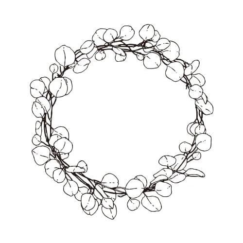 Wreath Transparent Clear Silicone Rubber Stamp Seal DIY Scrapbooking photo Album A0729