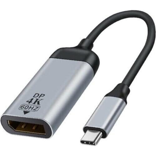 Type C Male to HDMI-compatible Female (4K@60Hz) Compatible for HDMI-compatible/DP/Mini DP/VGA MacBook Pro,Huawei, etc for Home
