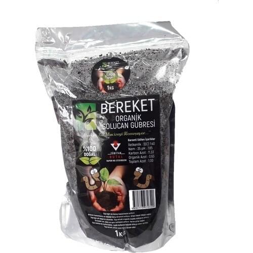 Worm Fertilizer 1 kg Abundance ORGANIC GARDEN PLANT Natural Fruit And Vegetable Enlarge Morality Field Tree Farming