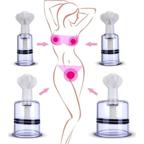 3 Size Breast Nipple Sucker Sexy Breast Massage Clip Enhancement Vacuum Pump Sucker Enlarger Sex Adults Toys
