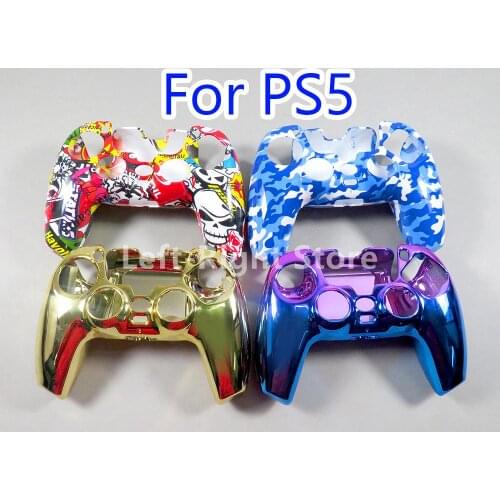 1pcs For PS5 Accessories Plating Protective Shell Case for PS5 Game Controller Nonslip Handle Skin Cover Shockproof Sleeve Case