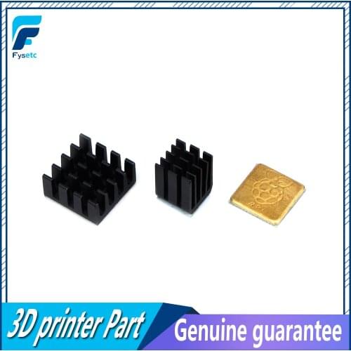 10Set/30pcs Heatsink Cooler Pure Aluminum Copper Heat Sink Set Kit Radiator For Raspberry Pi 3 Model B / B Plus 3D Printer Parts