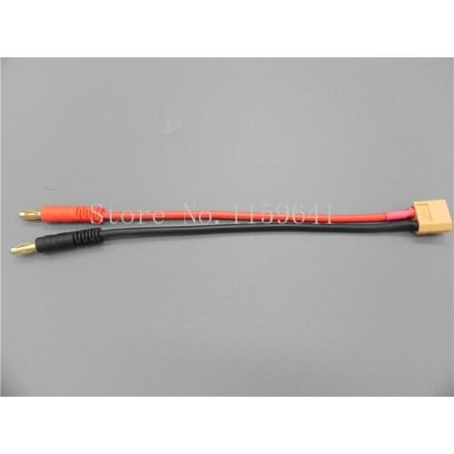10pcs 4.0mm Banana plug To 30mm XT60 female 16AWG Silicone wire for LiPo Battery Charging xt60 connector