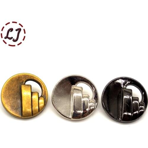 New fashion 10pcs/lot beautiful buttons silver bronze black retro metal button sewing accessories women clothing scrapbook DIY