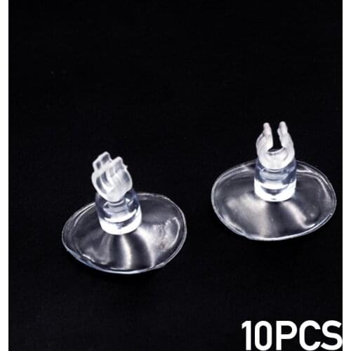 10pcs Aquarium Fish Tank Suction Cup Heating Sucker Clips Holders For Air Line Oxygen Tube Hose Pump Double Sided Suction Cups