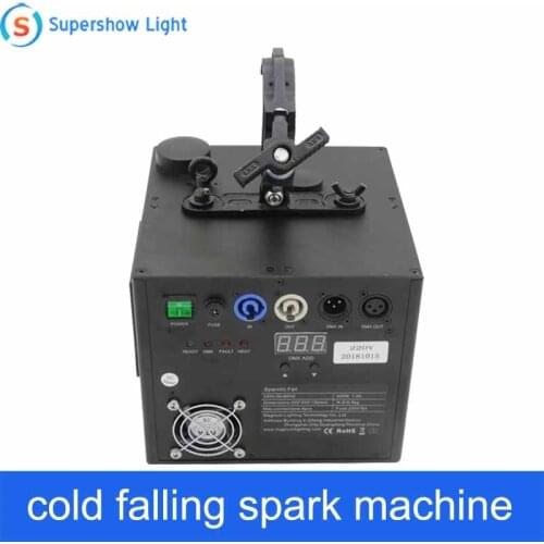 500w Fall Cold Spark Firework Machine For Wedding Celebration Dmx Control Remote Control for Stage