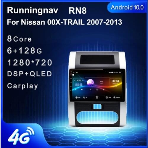 Runningnav For Nissan X-TRAIL 2007 2008 2009 -2013 Car Radio 2 Din Android Car Radio Multimedia Video Player Navigation GPS