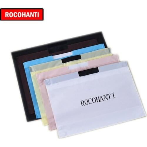 100X Custom LOGO Printed Eco Friendly Frosted EVA Plastic Drawstring Bag Plastic Shopping Gift Bags with Handle