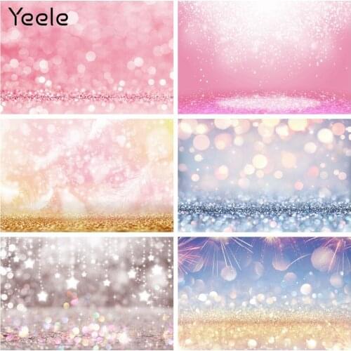 Yeele Dreamy Glitter Shine Polka Dots Light Bokeh Baby Photography Backdrop Photographic Decoration Backgrounds For Photo Studio