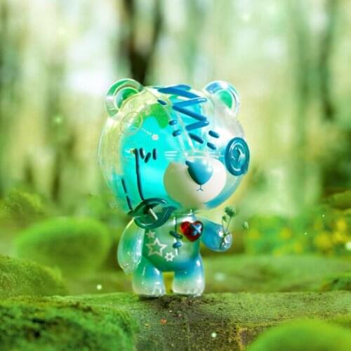 Blind box tearing bear fourth generation box egg hand small universe doll popular desktop decoration toy gift authentic