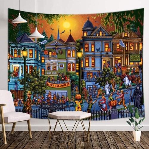 Favorite Halloween Activities Include Pumpkin Carving Trick Or Treating Tapestries Art And Indoor Hangings