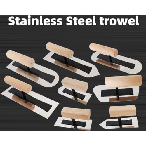 Stainless Steel trowel Putty Knife Shovel None-nail Pushing Knife Putty Batch Ash Knife Spade diatom mud Art paint Tools