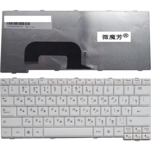 RU White New FOR lenovo S12 N7S Laptop Keyboard Russian