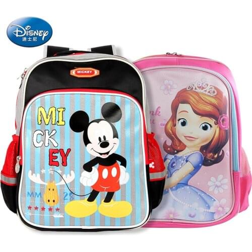 Disney Disney Cartoon Mickey Elementary School Backpack Kindergarten Baby Hard Shell Bag Childrens School Bag