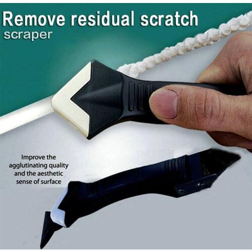 Glass Scraper 3 In 1 Silicone Sealant Remover Caulk Finisher Grout Kit Tool House DIY Handmade Tool Home Accessories Useful Tool