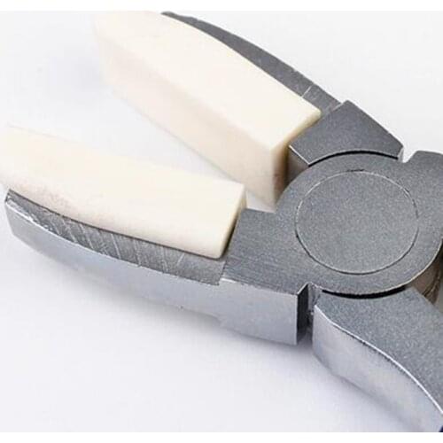 Nylon Head Steel Jaw Pliers for Beading Looping Shaping Wire Jewelry Making Tool R2LE