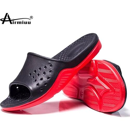 High Quality EVA Men Slippers Non-slip Bathroom Slides Summer Massage Flip Flops Soft Beach Sandals Men Casual Shoes Big Size 50