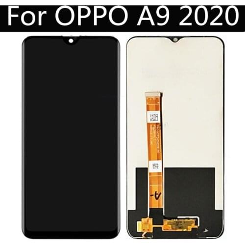 6.5" For OPPO A9 2020 Exterior CPH1937 CPH1939 LCD Display Screen Touch Panel Digitizer Assembly For OPPO A9 2020 LCD