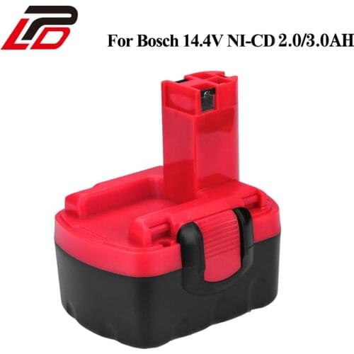 14.4V Ni-CD 2.0Ah 3.0AhReplacement Power Tool Battery for Bosch 2 607 335 711 2 607 335 678 BAT038 BAT040 BAT041 BAT140 BAT159