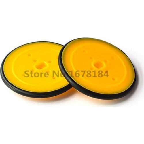 2PCS 410 rubber wheels robot tires TT motor robot intelligent car platform car electronic design toys