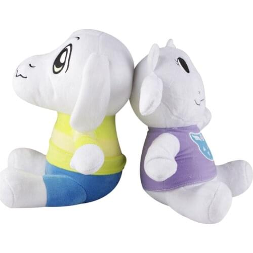 2pcs/lot 26cm Undertale Asriel & Toriel Plush Toys Doll Cute Undertale Plush Toy Soft Stuffed Toys for Kids Children Xmas Gifts