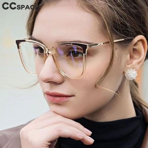 46963 Tr90 Plastic Titanium Cat Eye Anti Blue Light Optical Glasses Frames Women Fashion Computer Eyeglasses