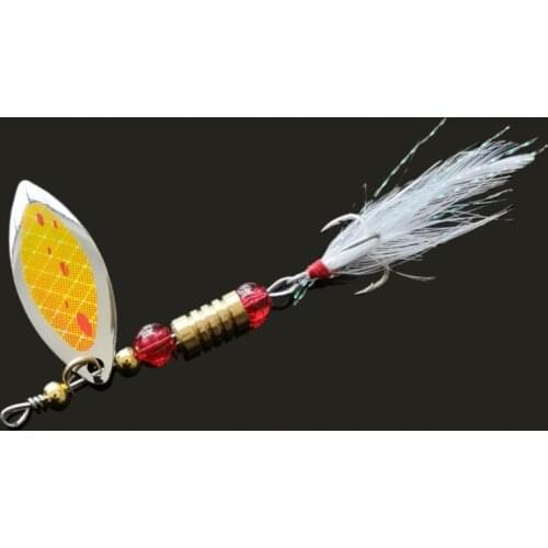 Fishing spinner bait hard metal lure 4.5g/6.7g 5pcs spinners spoon bait kit Bass hard baits spoon spinner lure