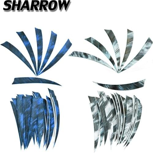 50/100Pcs 5Inch Archery Arrow Feather Turkey feather Vanes For Outdoor Archery Hunting Carbon Arrow Accessories