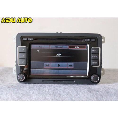 AIDUAUTO Car Radio EU Stereo RCD510 5K0035190B 5K0 035 190 B WITH CODE